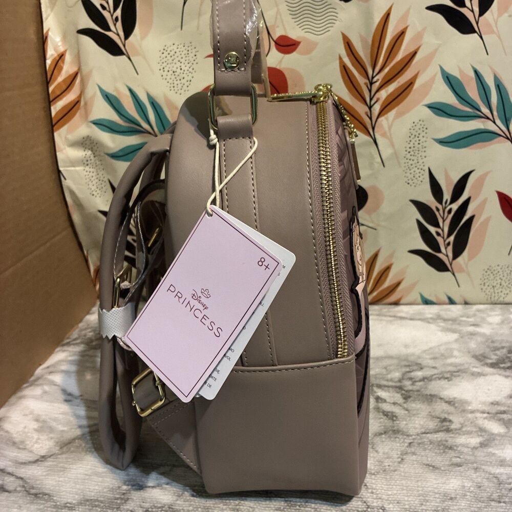 Loungefly Disney Sleeping Beauty & Maleficent Spinning Wheel Mini Backpack WT - Picture 8 of 12